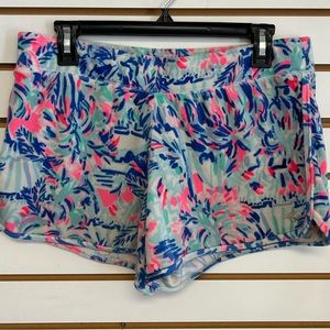 Ladies M Lilly Pulitzer Robyn Velour Lounge Shorts
